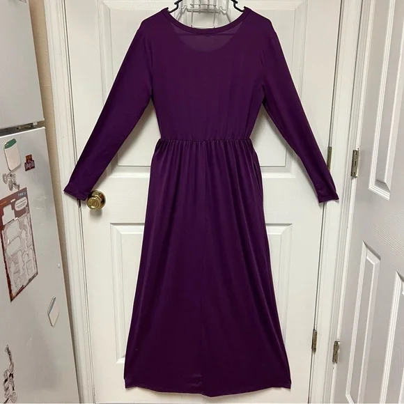 Unbranded Purple Long Sleeve Dress - Picture 8 of 11